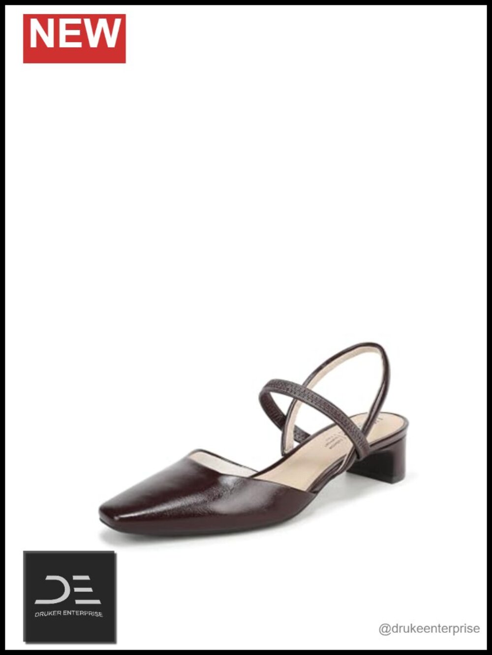 LifeStride Lainey Slingback Kitten Heel Pump Women's Block Heel Square Toe